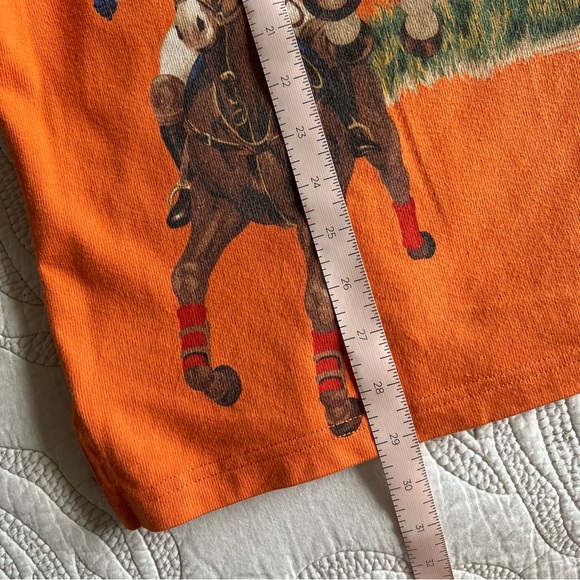 RARE - Vintage 90s Polo Ralph Lauren 5 Horsemen Equestrian Stampede Rugby Polo - Picture 11 of 11
